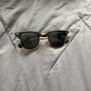 Ray-Ban Classic Black and Gold Sunglasses